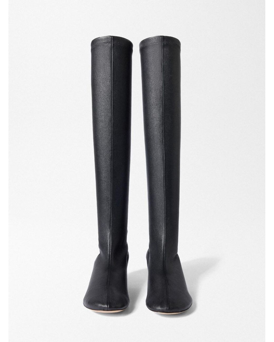 Jacquemus Black Die Collant Stiefel