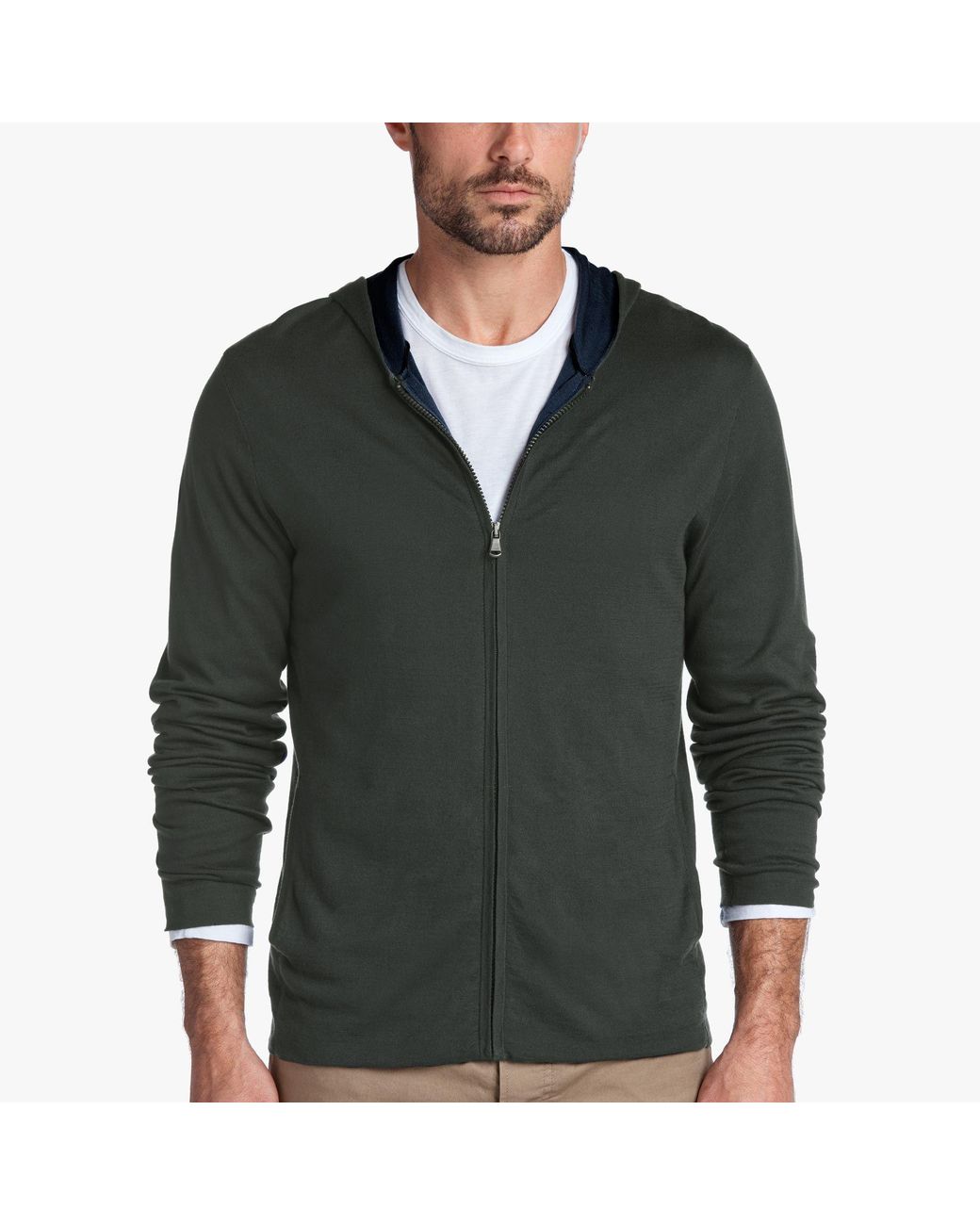 double zipper sweater