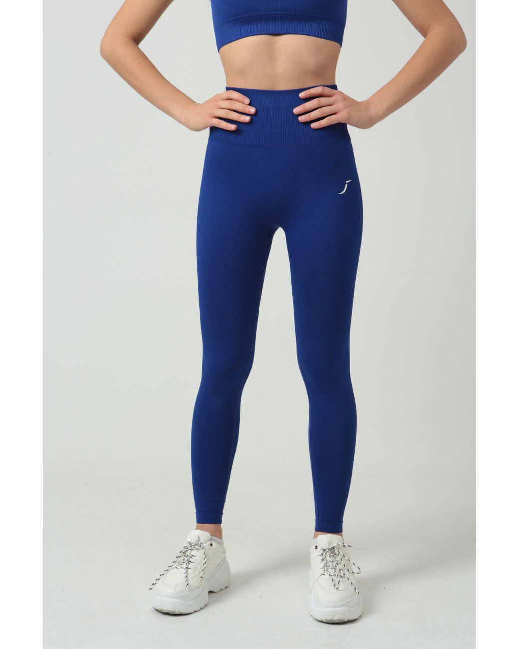 Royal Blue Seamless Activewear Gym Set 