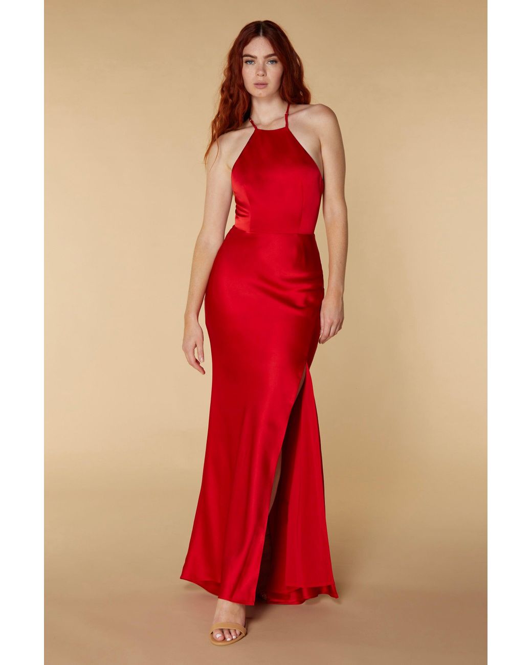 chinese dress ladies Melody Sweetheart Neckline Fishtail Maxi Dress with Side Split