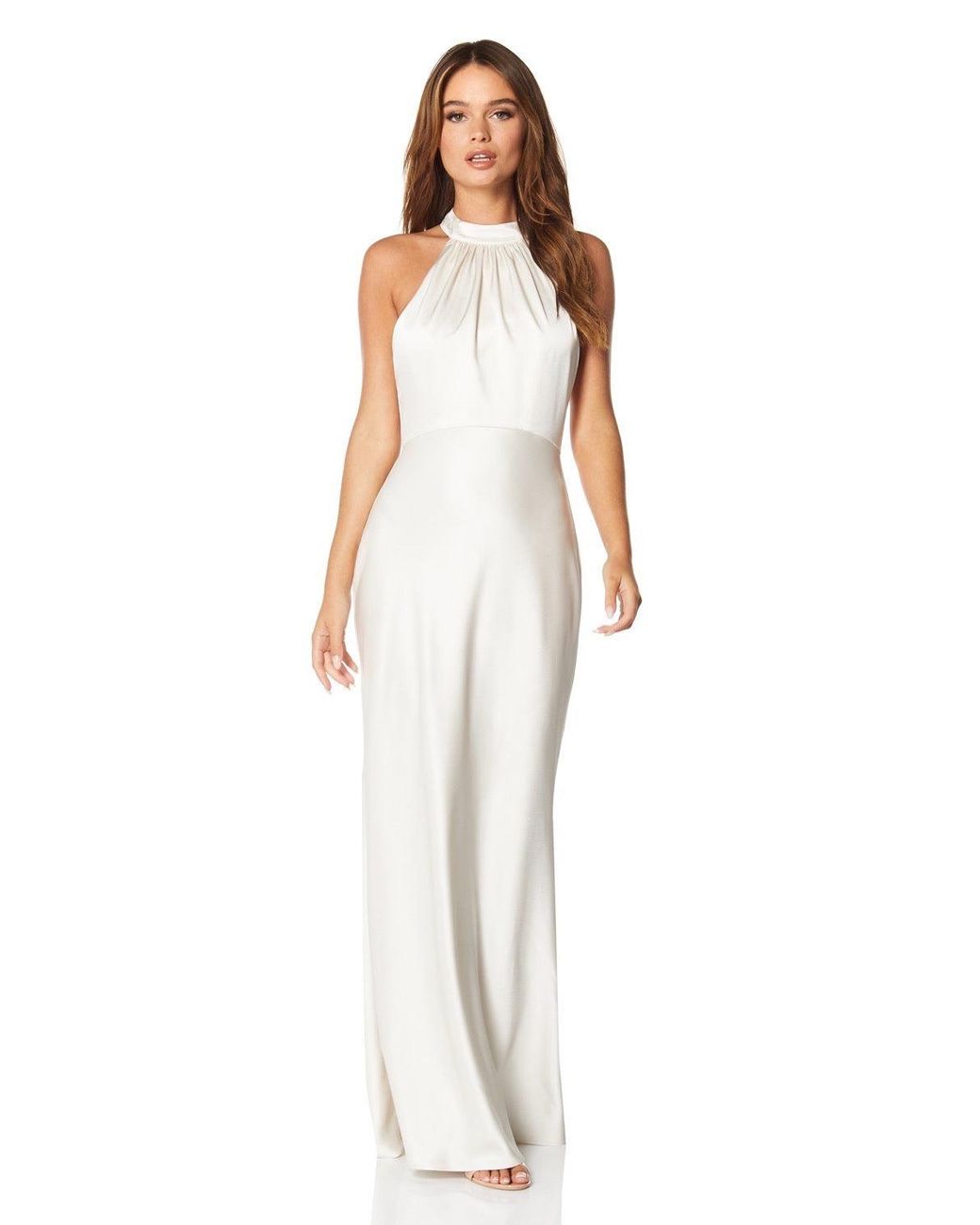chinese dress ladies White Halter Marcie Dress main image 0