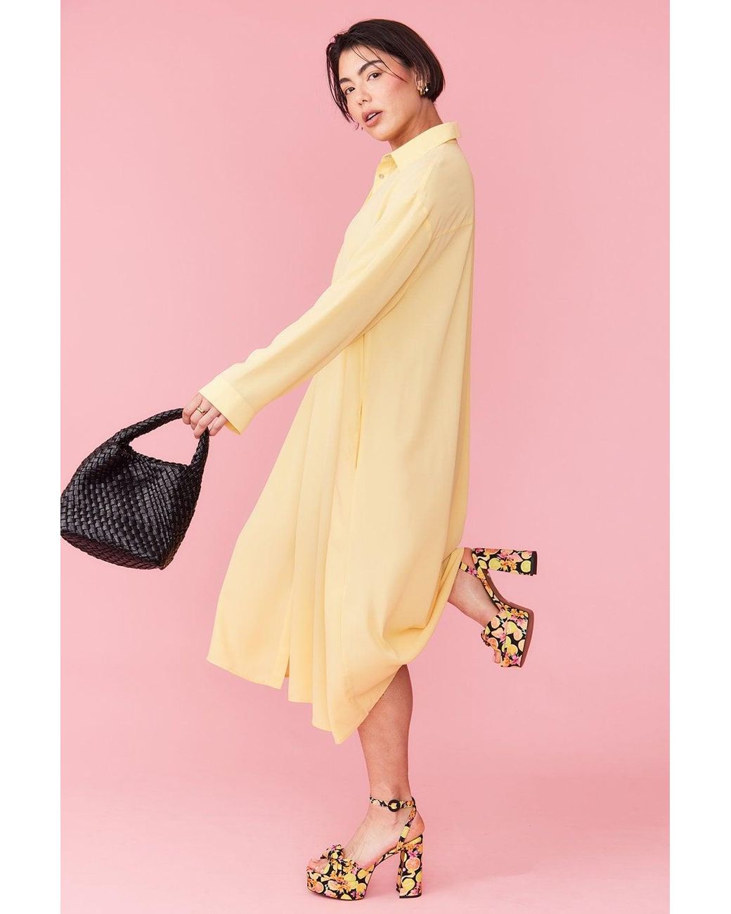 Jayley Pink Silk Blend Maxi Dress