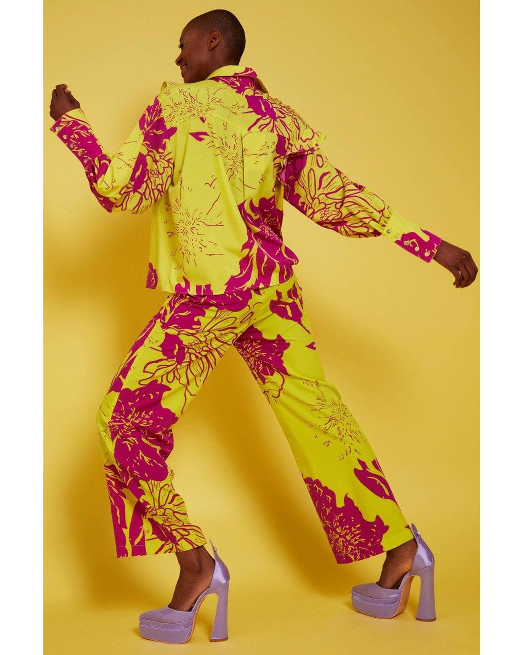 Jayley Black Rayon Blend Sienna Oversized Blouse