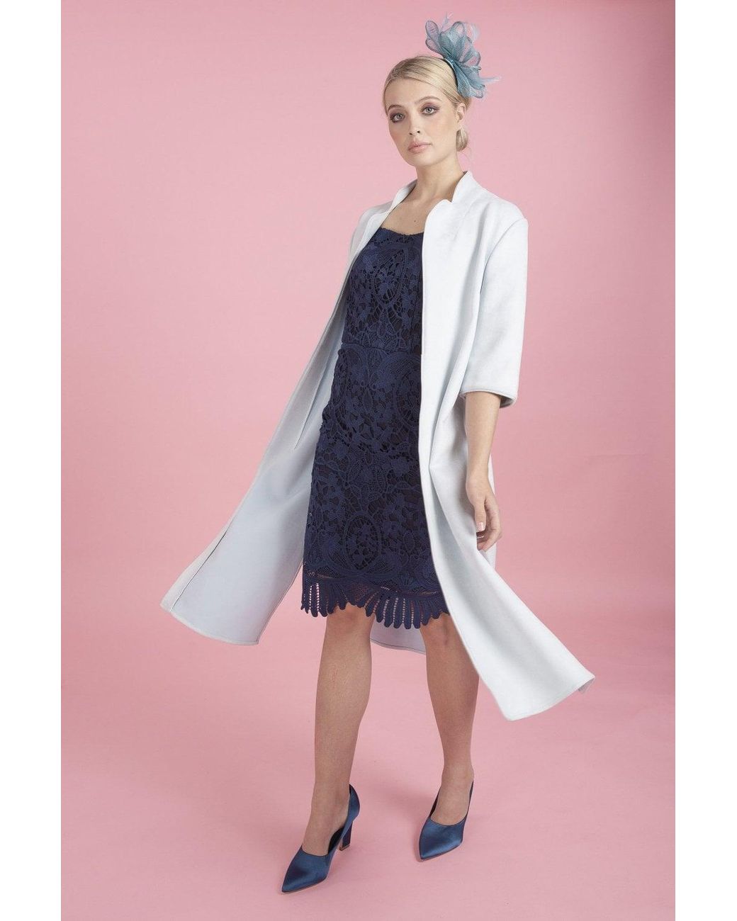 Jayley Pink Faux Suede Coat