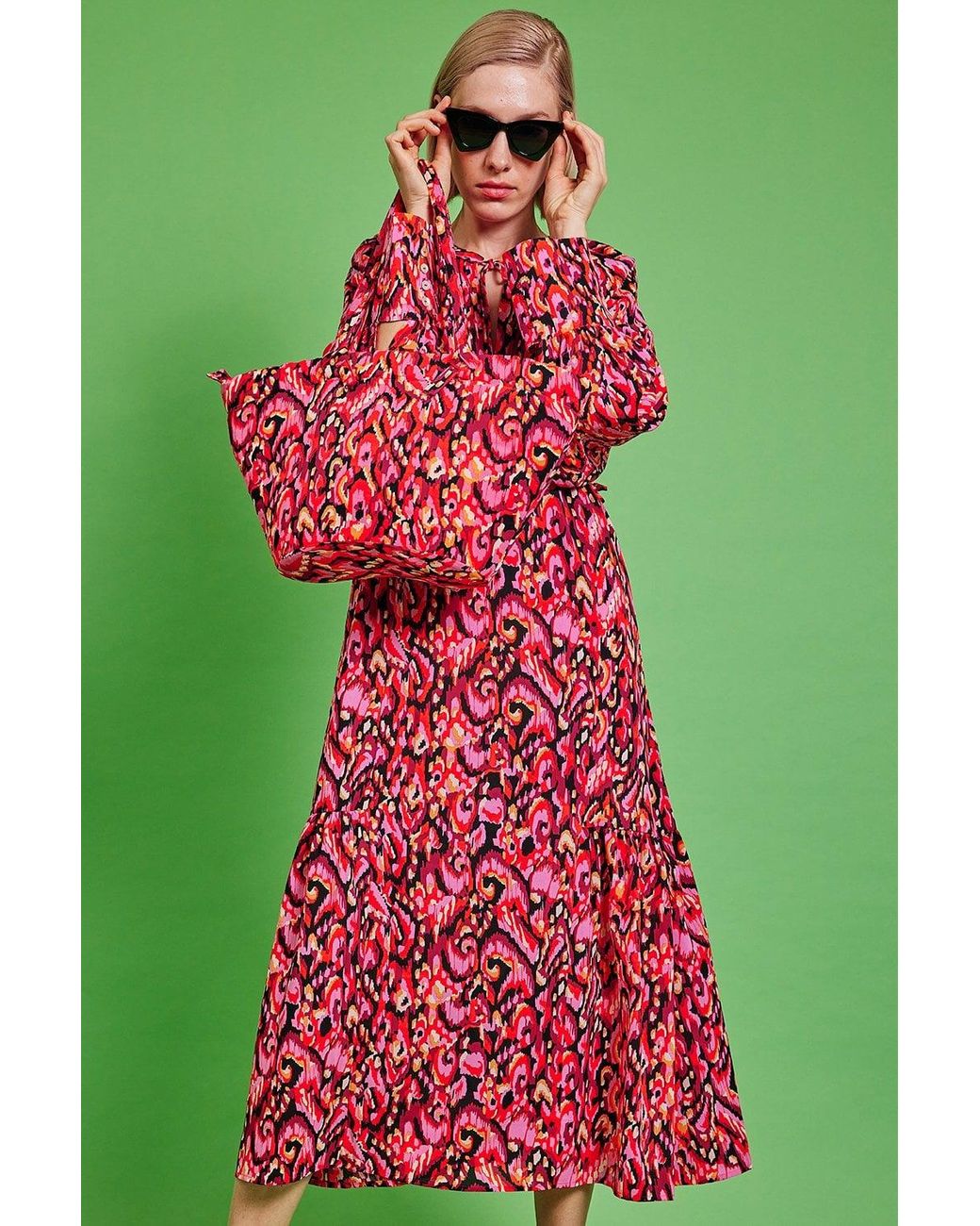 Jayley Green Maxi Viana Dress