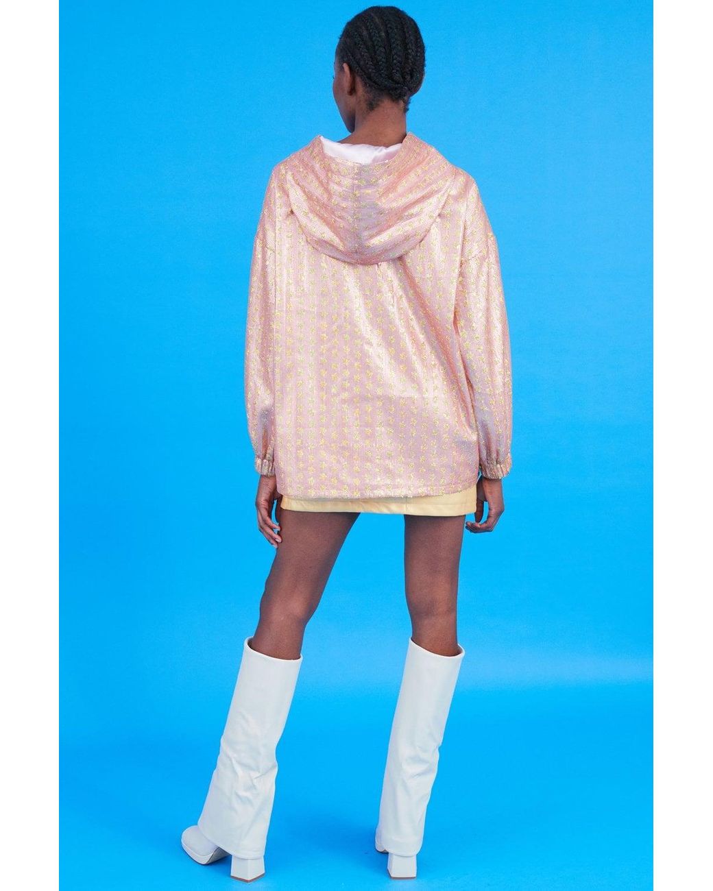 Jayley Blue And Sequin Hoodie