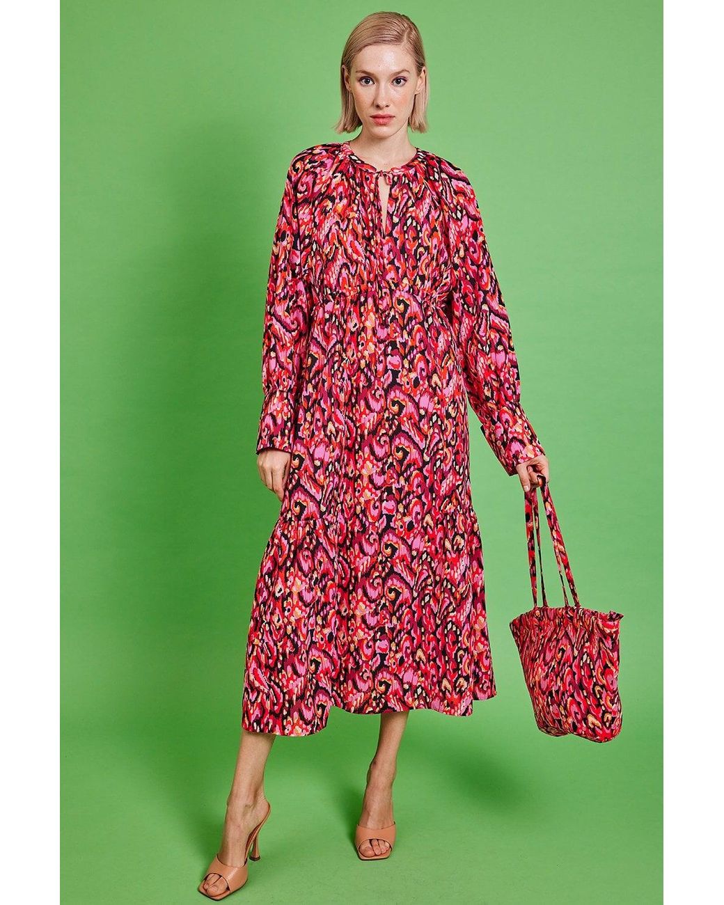 Jayley Green Maxi Viana Dress