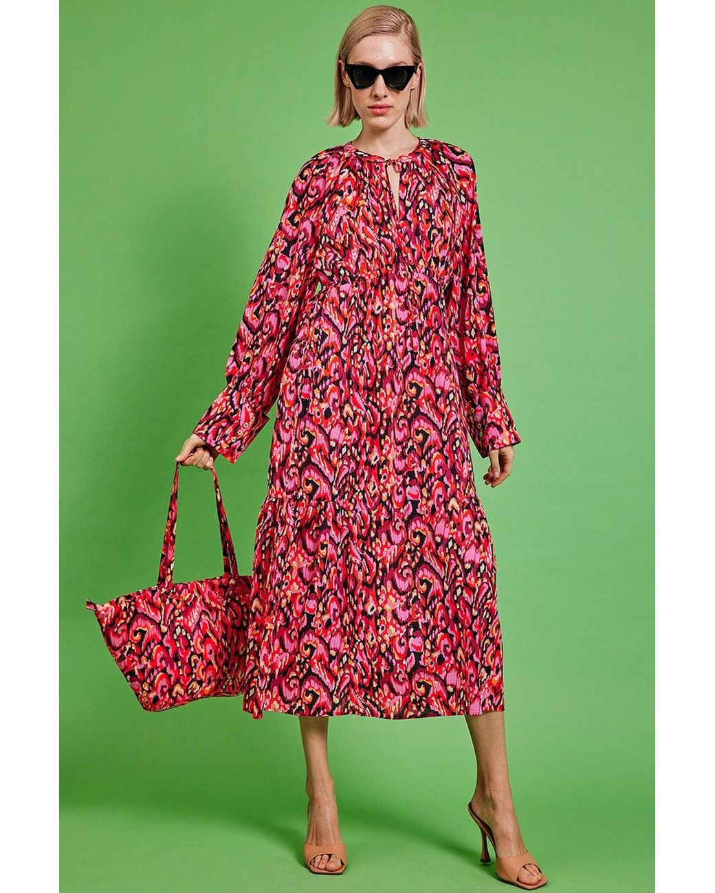 Jayley Green Maxi Viana Dress