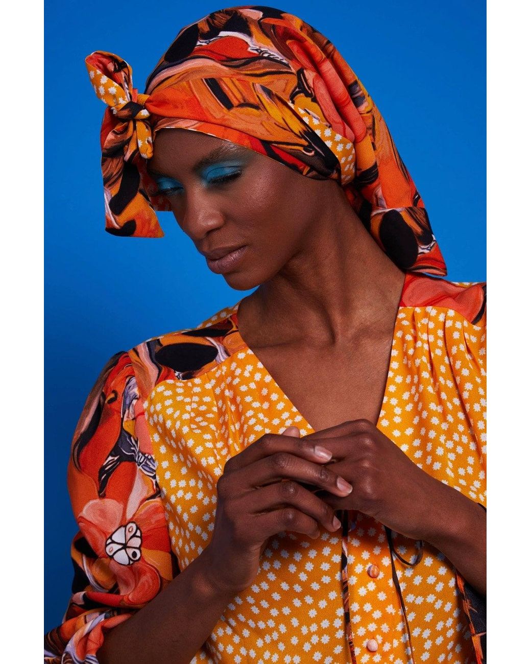 Jayley Blue Rayon Oversized Shirt