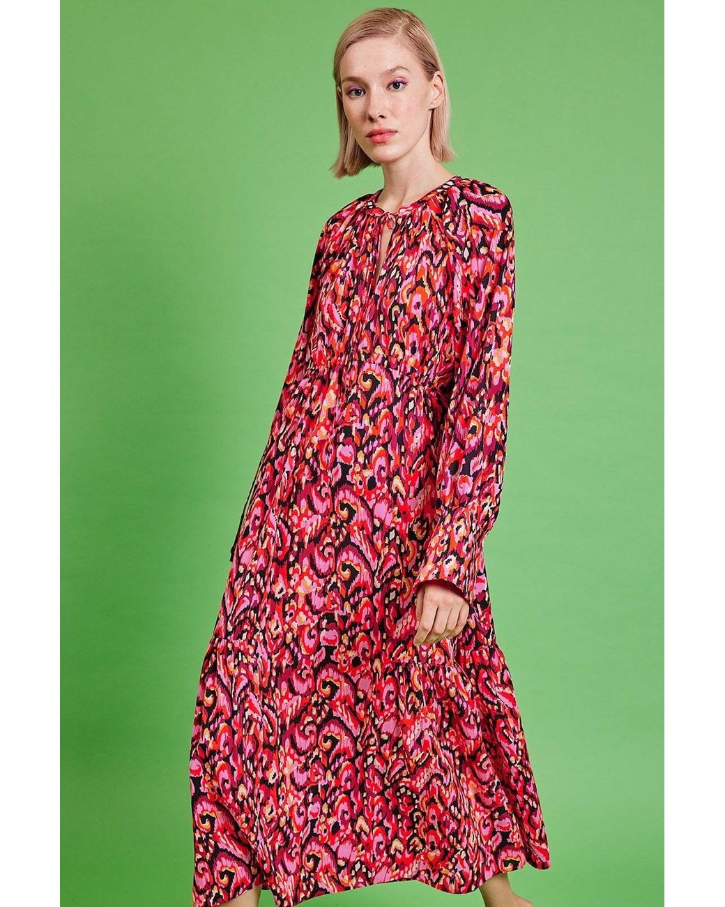 Jayley Green Maxi Viana Dress