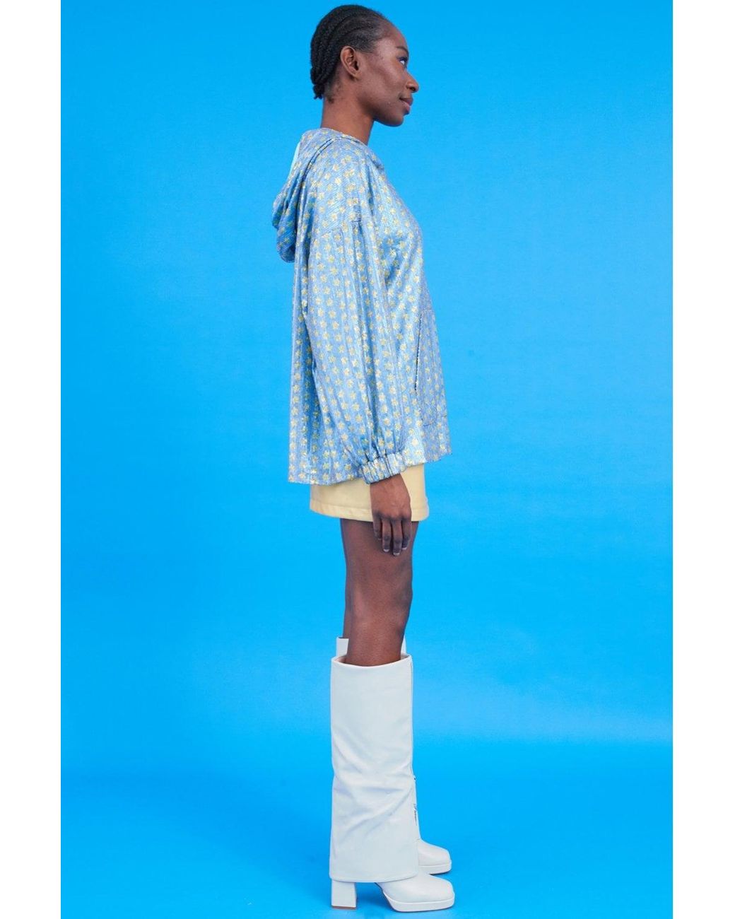 Jayley Blue And Sequin Hoodie