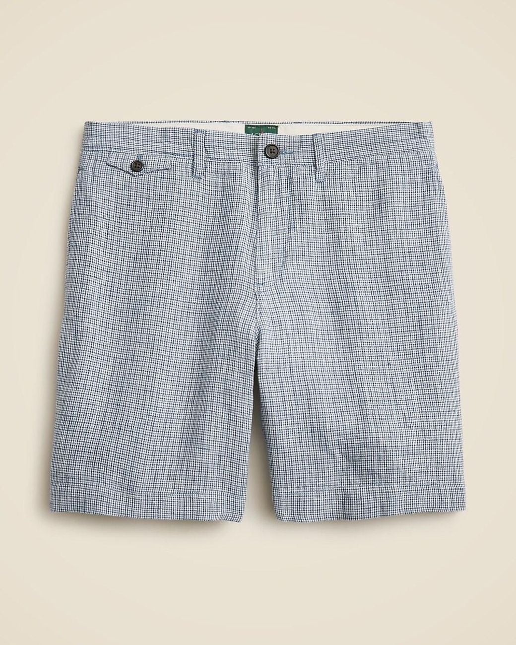J.Crew Blue "8.5" Linen Short" for men