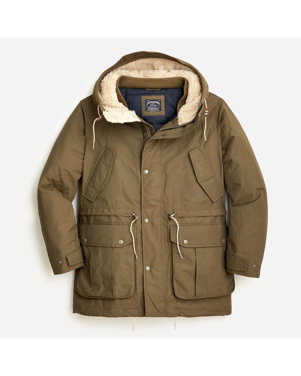 J.Crew Franconia Parka With Primaloft® in Green for Men | Lyst