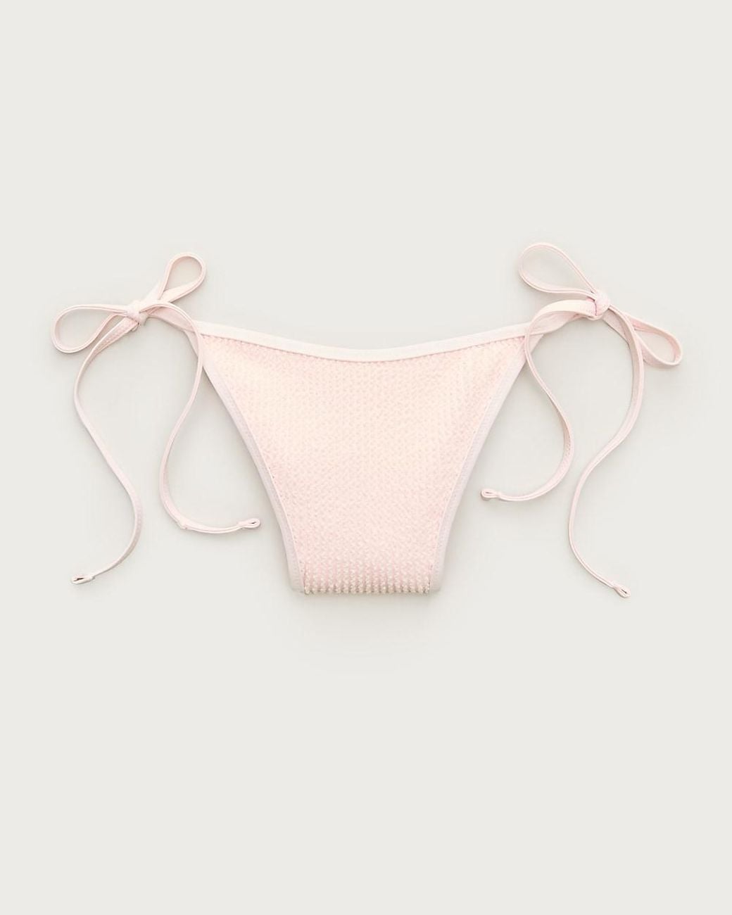 J.Crew Natural Cheeky Scrunchie String Bikini Bottom
