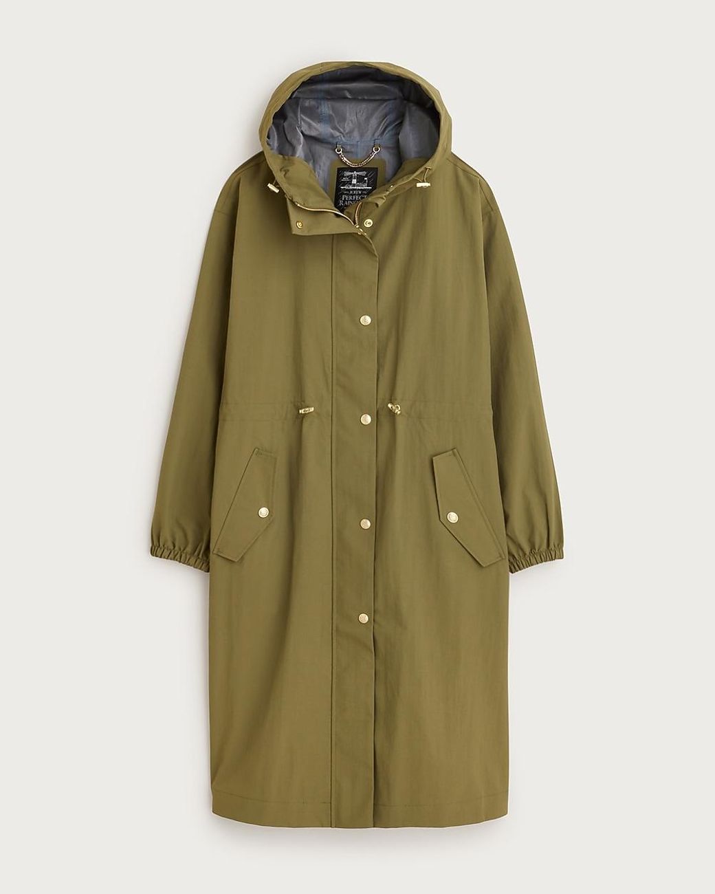 J.Crew Green Perfect Raincoat