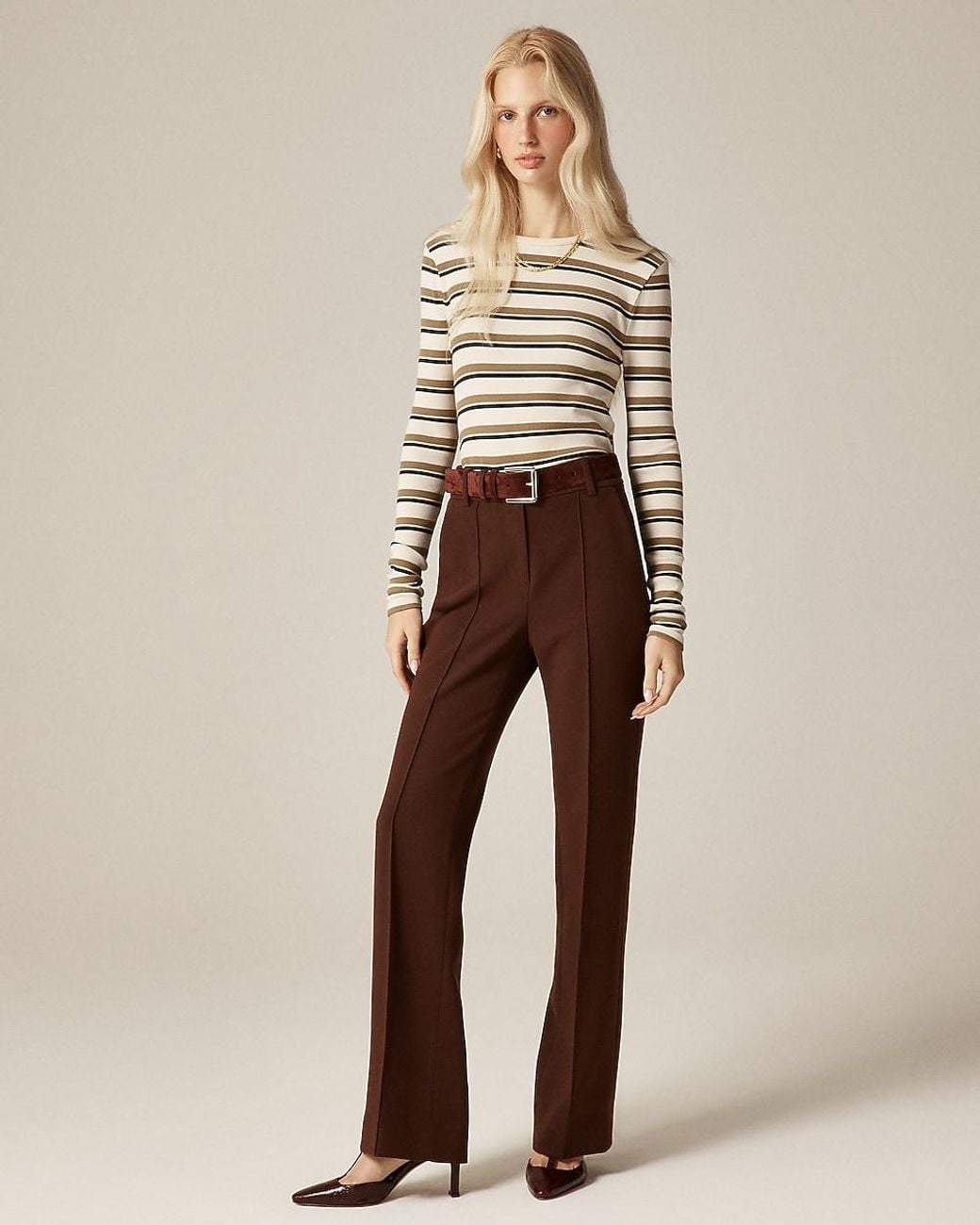 J.Crew Natural Natalia Pant