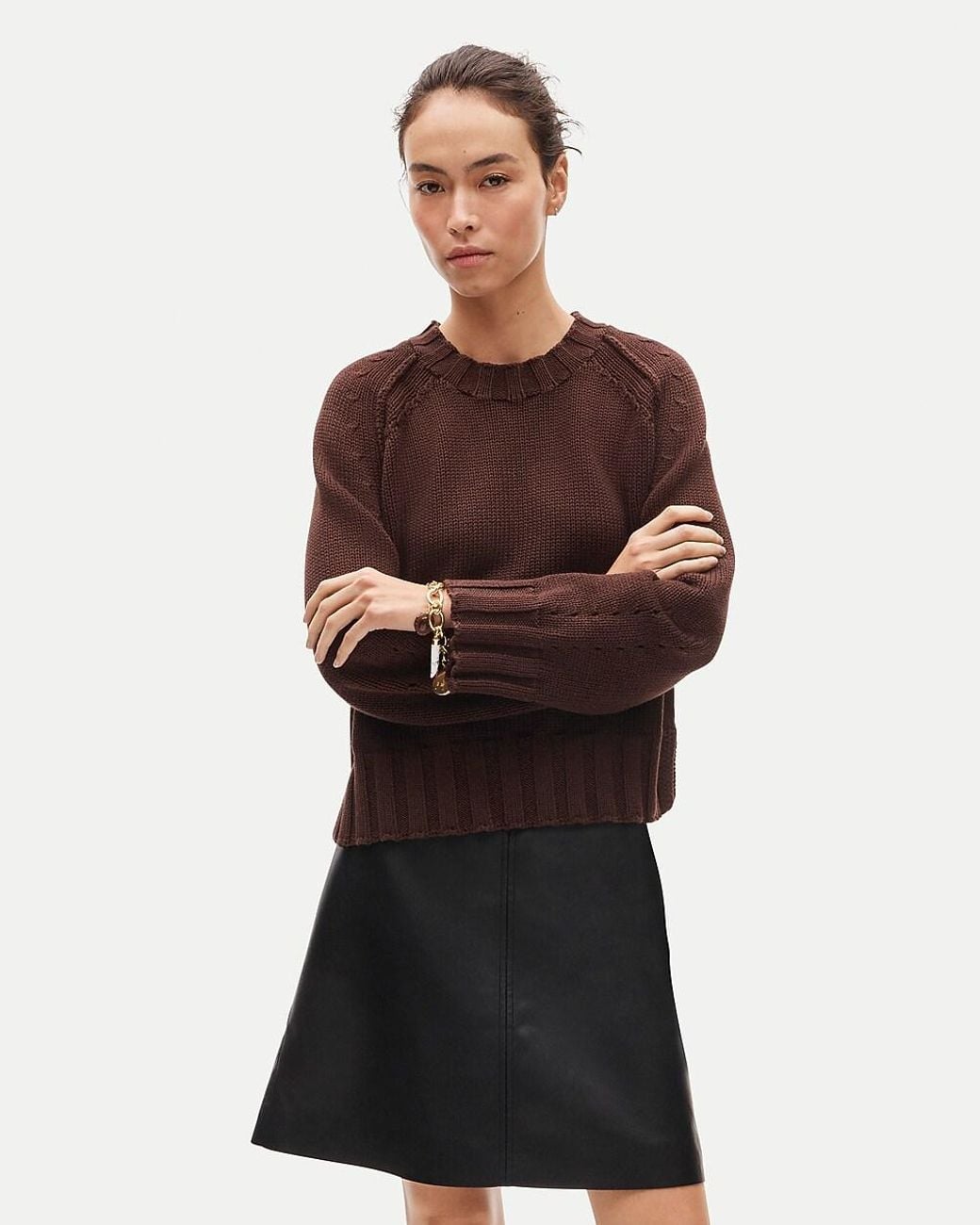J.Crew Brown Rive Crewneck