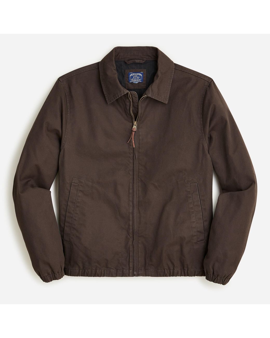 J.Crew Harrington Jacket In Cotton Twill in Brown for Men | Lyst