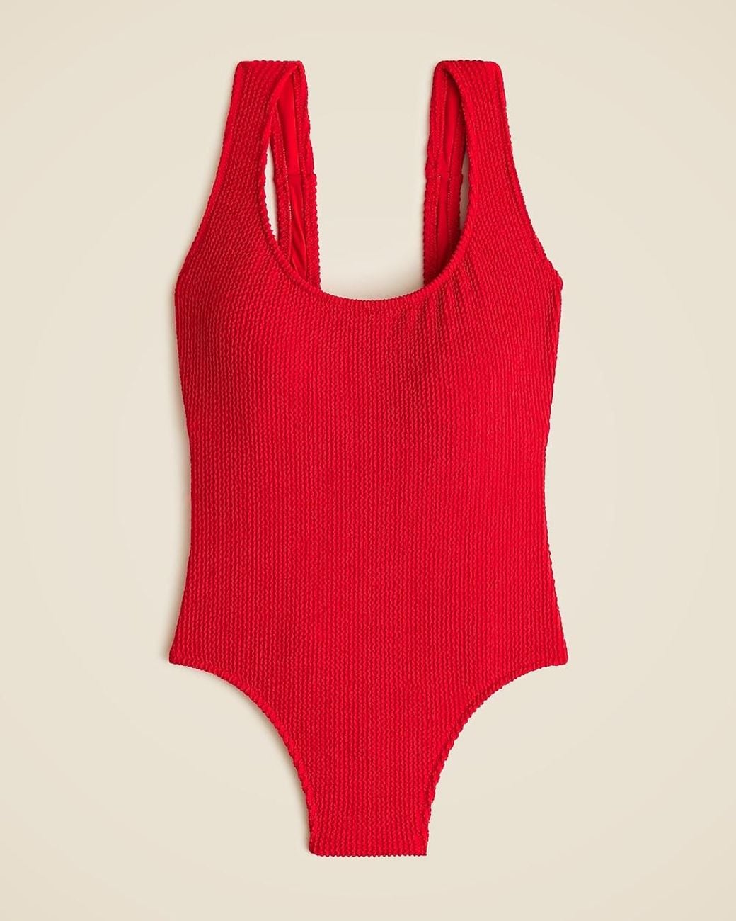 J.Crew Red Claudia Scrunchie One-Piece