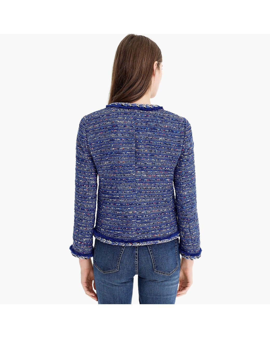 J crew 2025 cobalt tweed