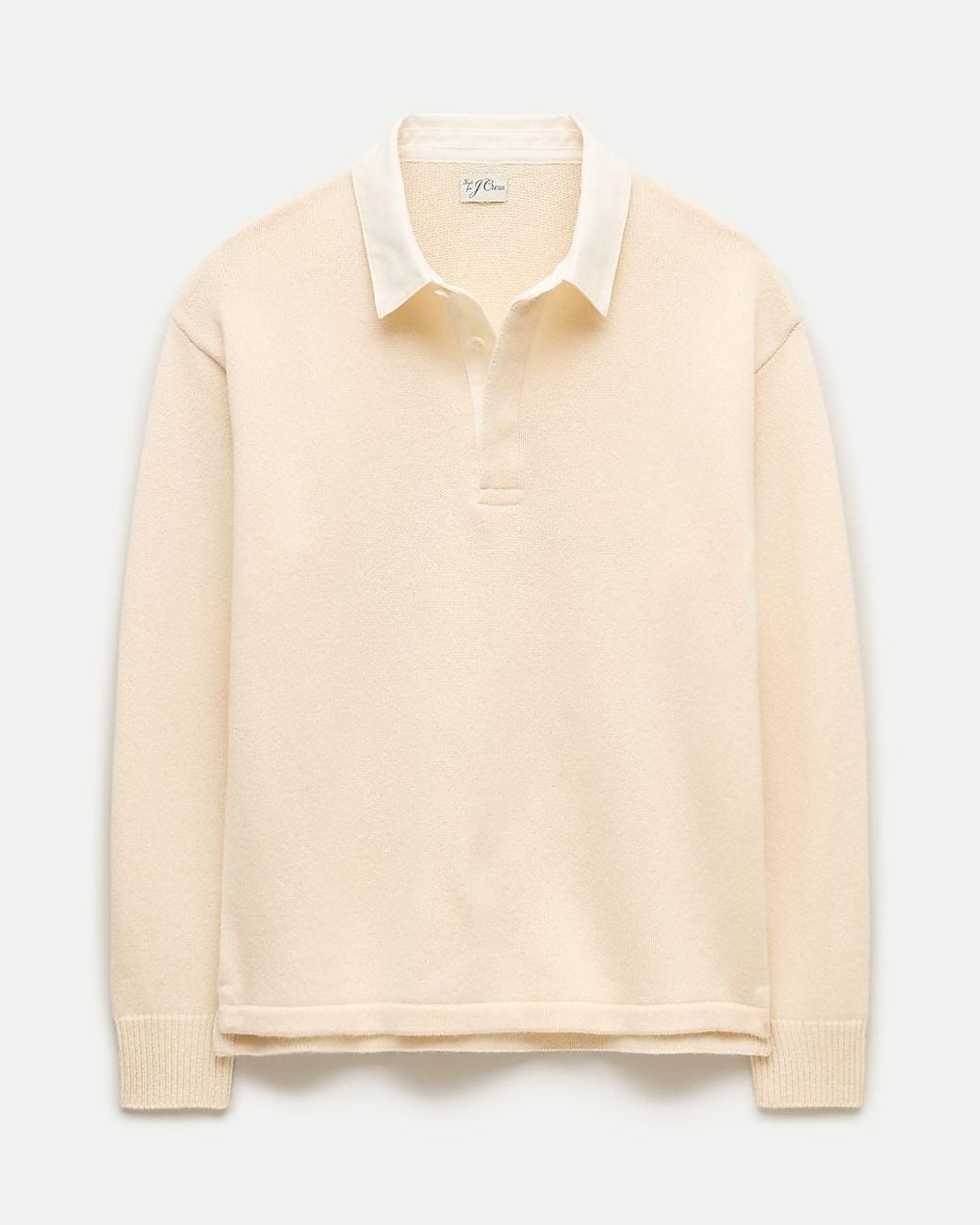 J.Crew Natural Wool Rugby Sweater for men
