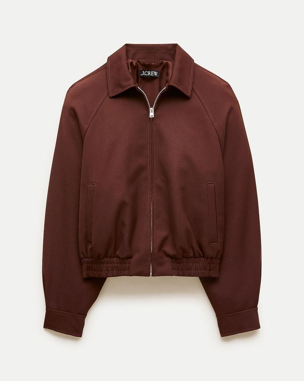 J.Crew Brown Bomber Jacket