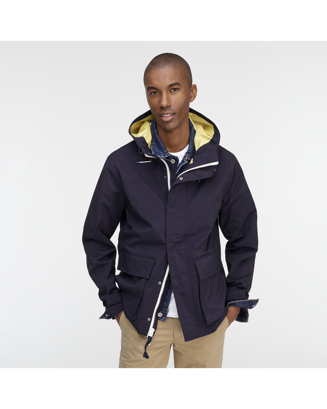 J.Crew Brunswick Rain Jacket in Blue for Men | Lyst