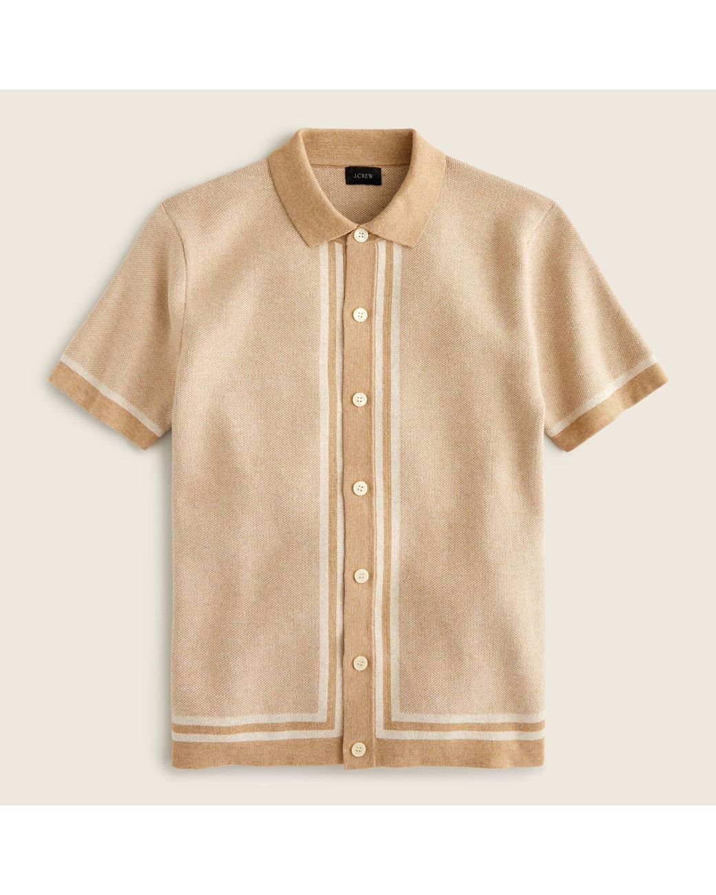 Short-sleeve Polo Sweater 