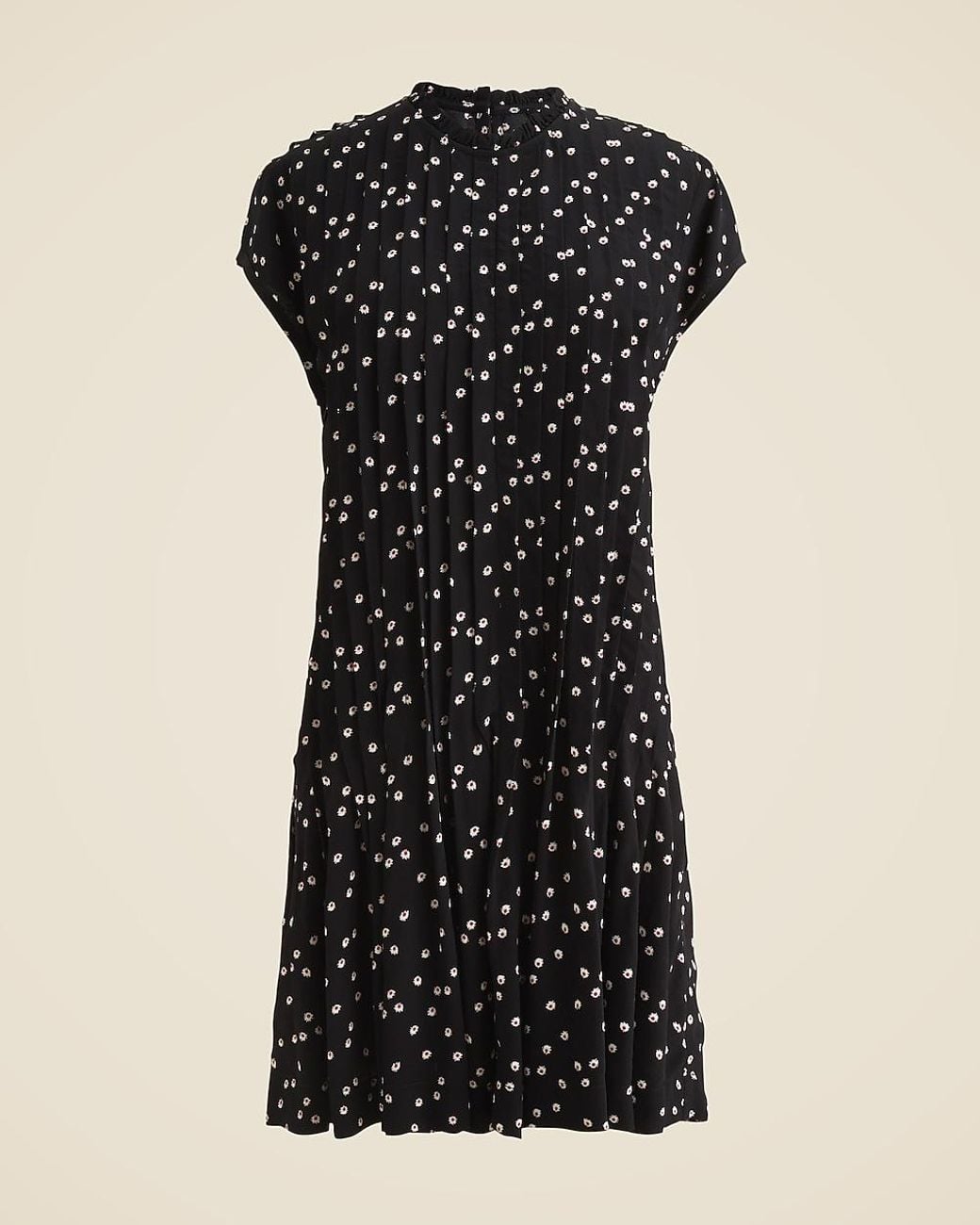 J.Crew Black Pintuck Shift Dress