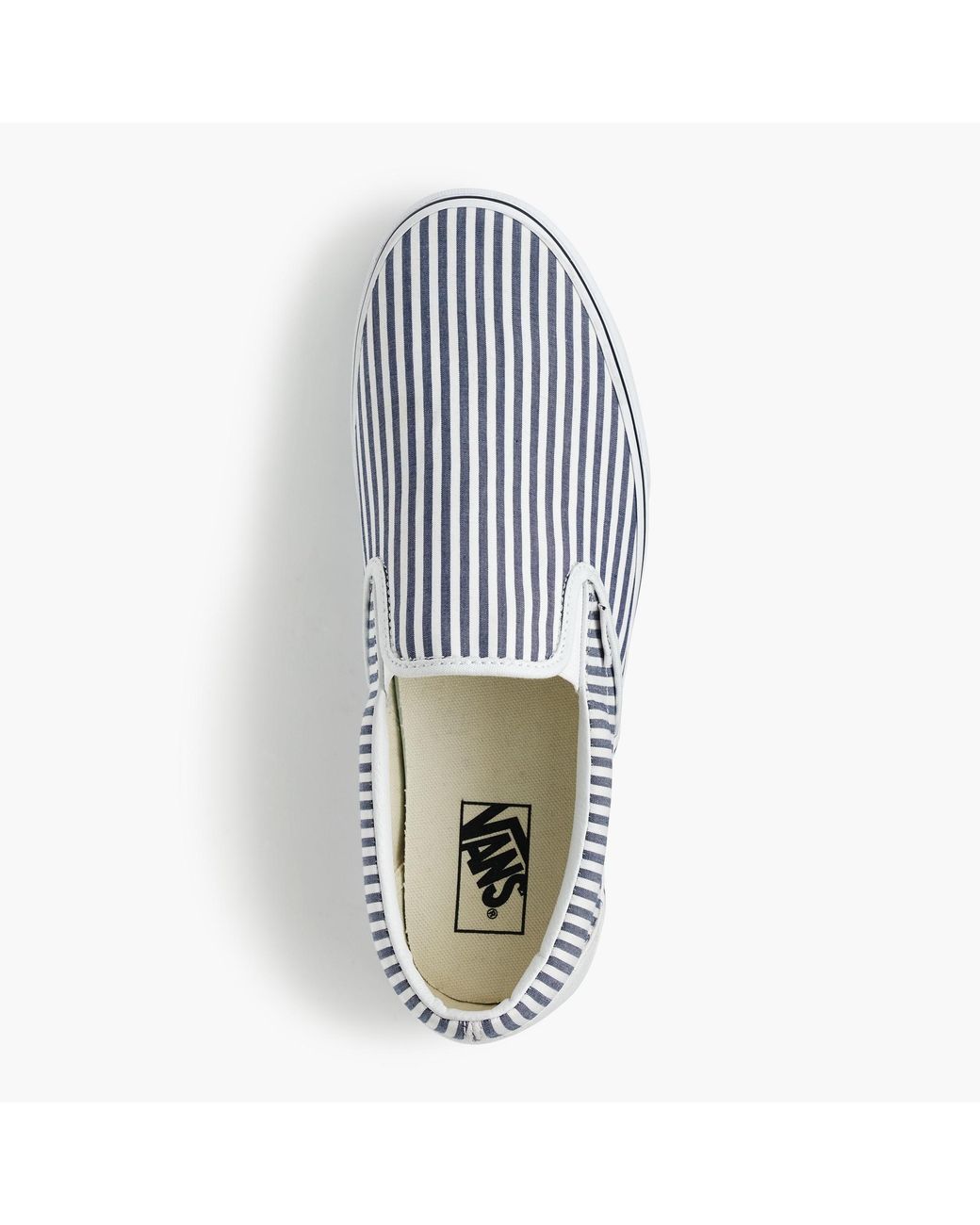 Vans Slip-on Sneakers In Seersucker Stripe in Blue for Men | Lyst