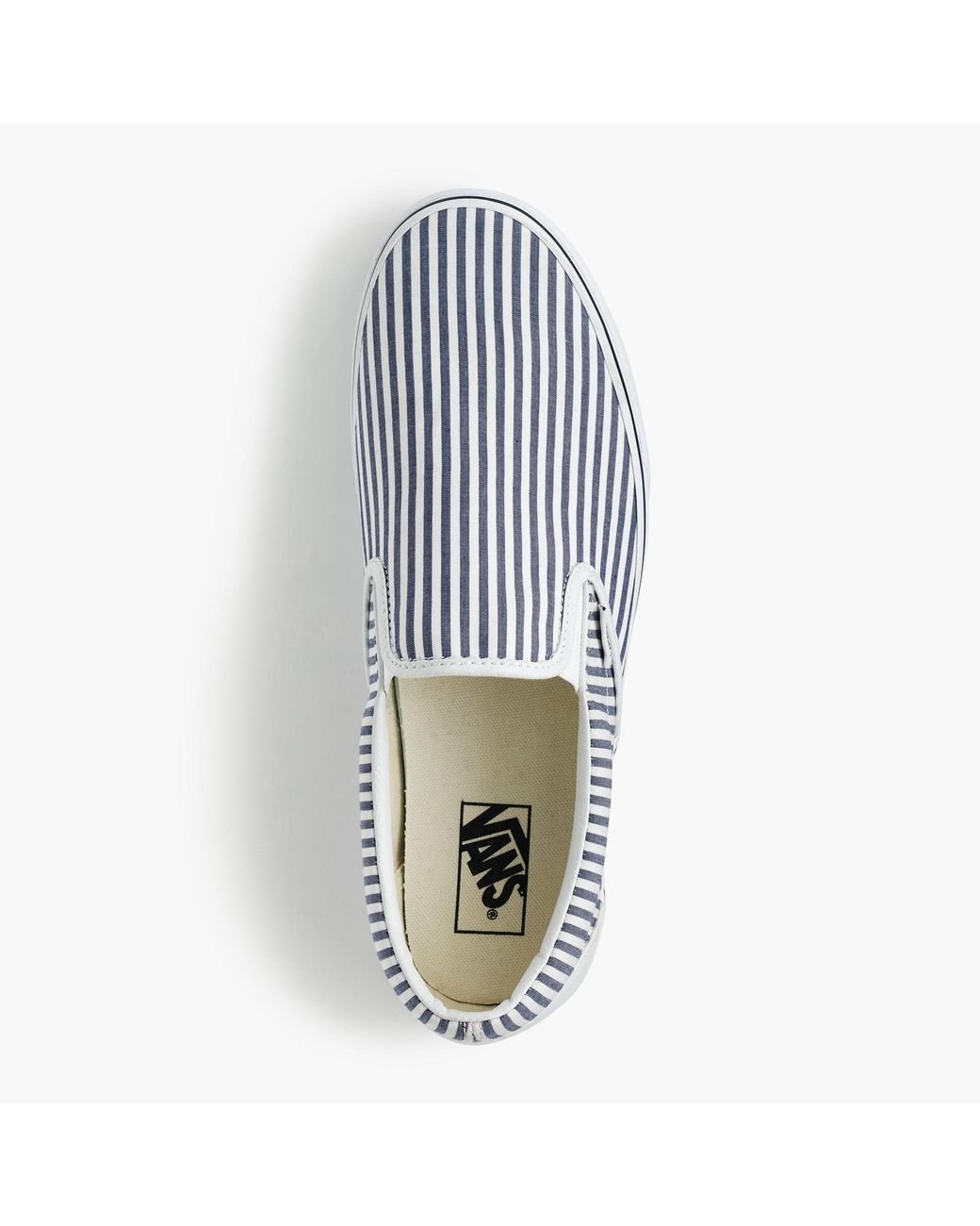 vans navy stripe