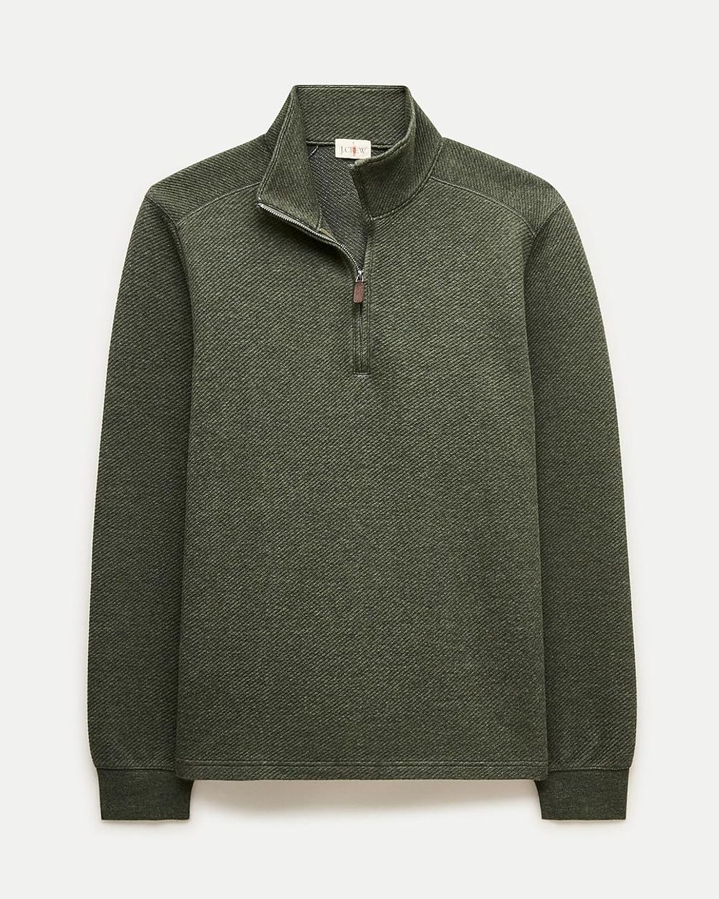 J.Crew Green Quarter-Zip Pullover for men