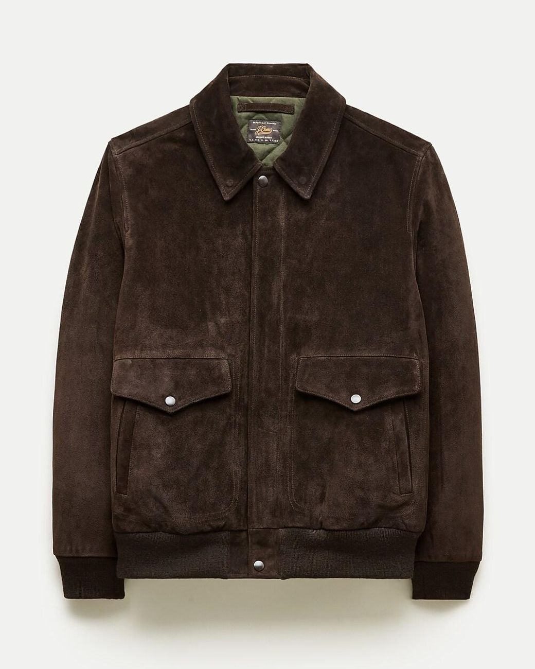 J.Crew Brown Flight Jacket for men