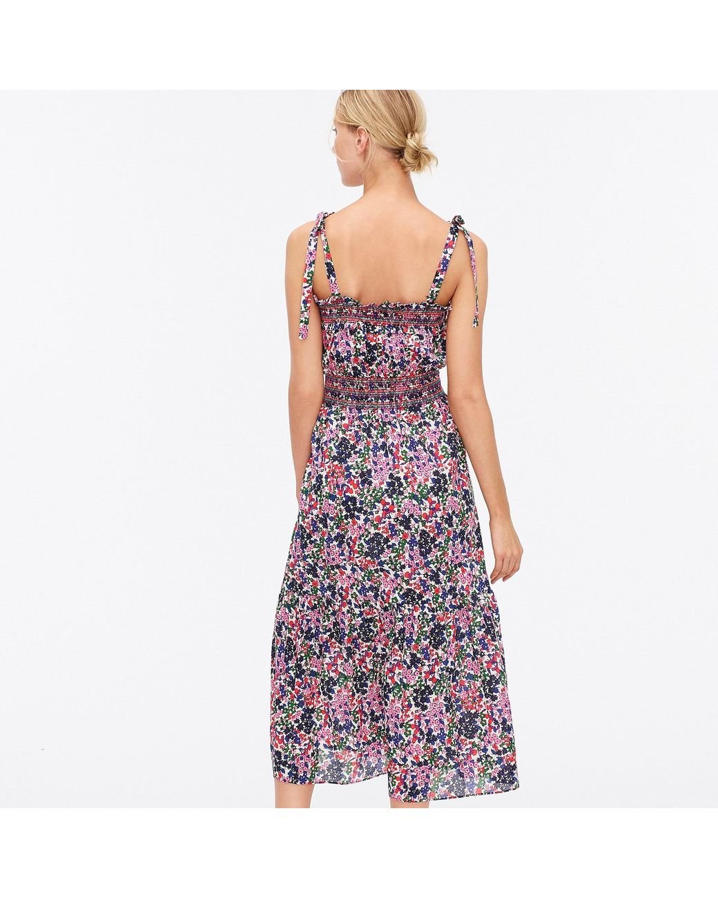 J crew hot sale floral dress