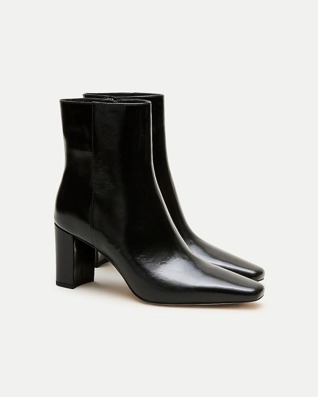 J.Crew Blue Block-Heel Ankle Boots