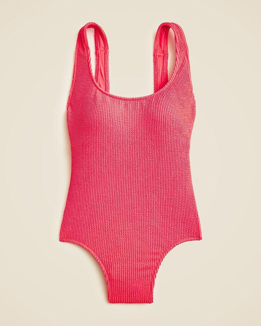 J.Crew Red Claudia Scrunchie One-Piece