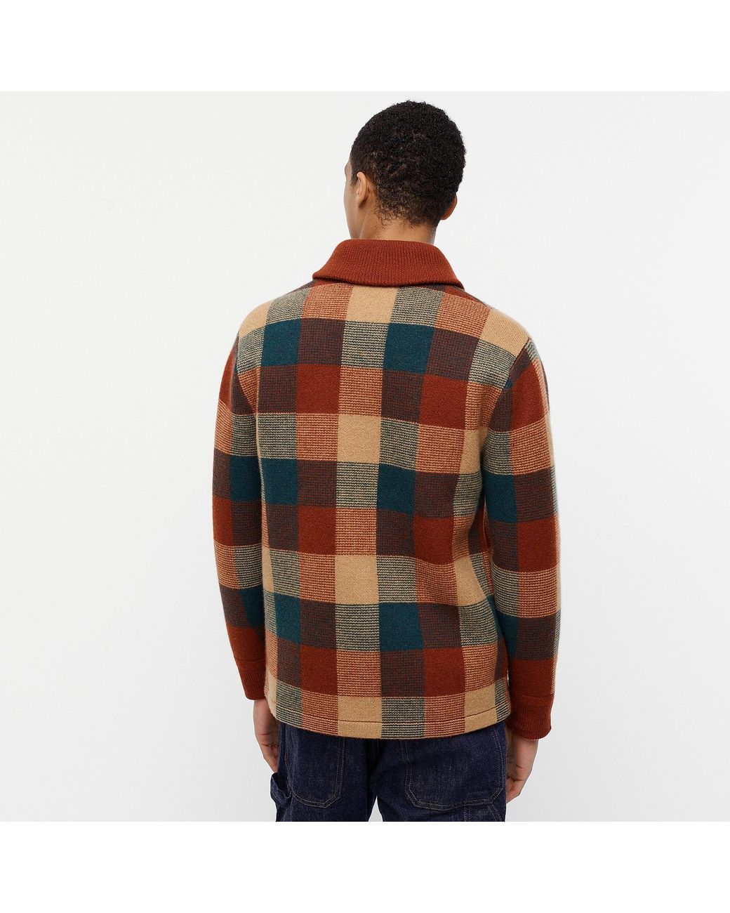 Wallace & barnes felted merino wool shop deck jacket