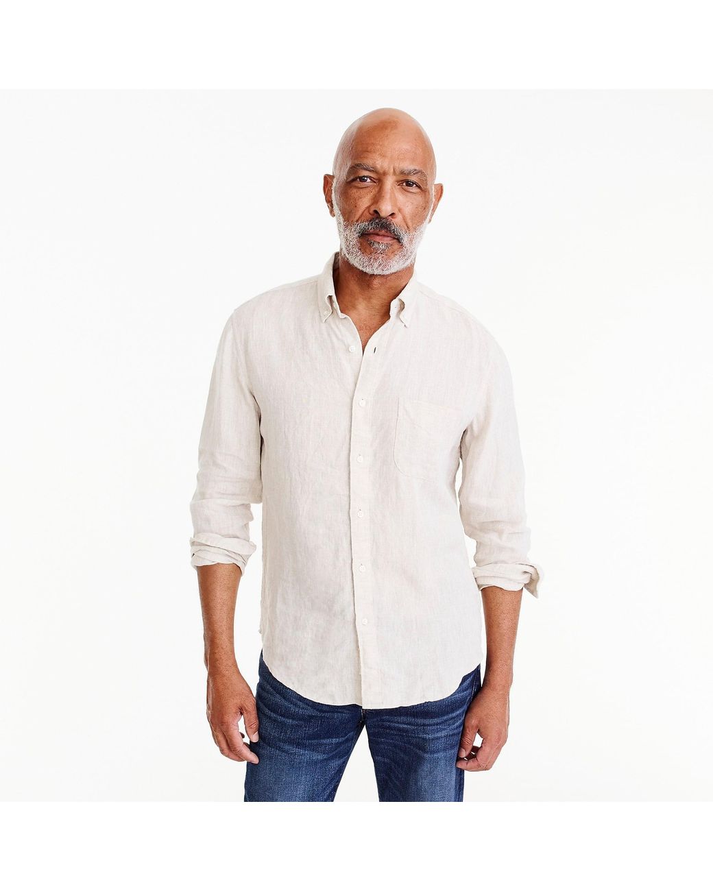 Sahara Regular Fit Delave Linen Short Sleeve Shirt - MEN Shirts