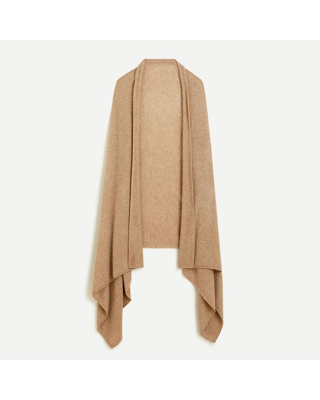 J.Crew Oversized Cashmere Wrap in Natural Lyst
