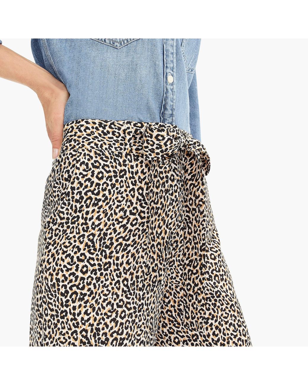J.Crew Women's Wide-leg Cropped Pant In Leopard-print Silk