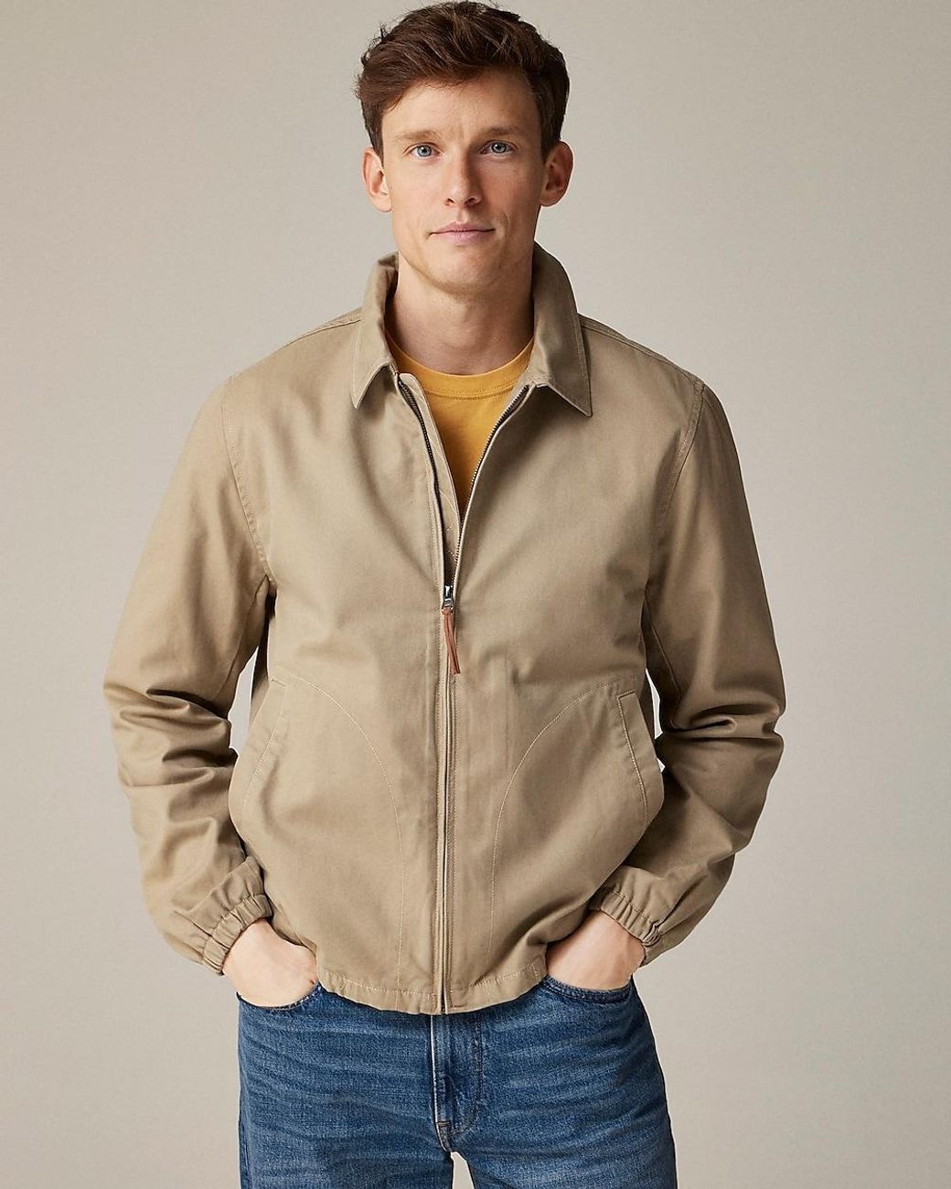 J.Crew Harrington Jacket in Natural for Men Lyst