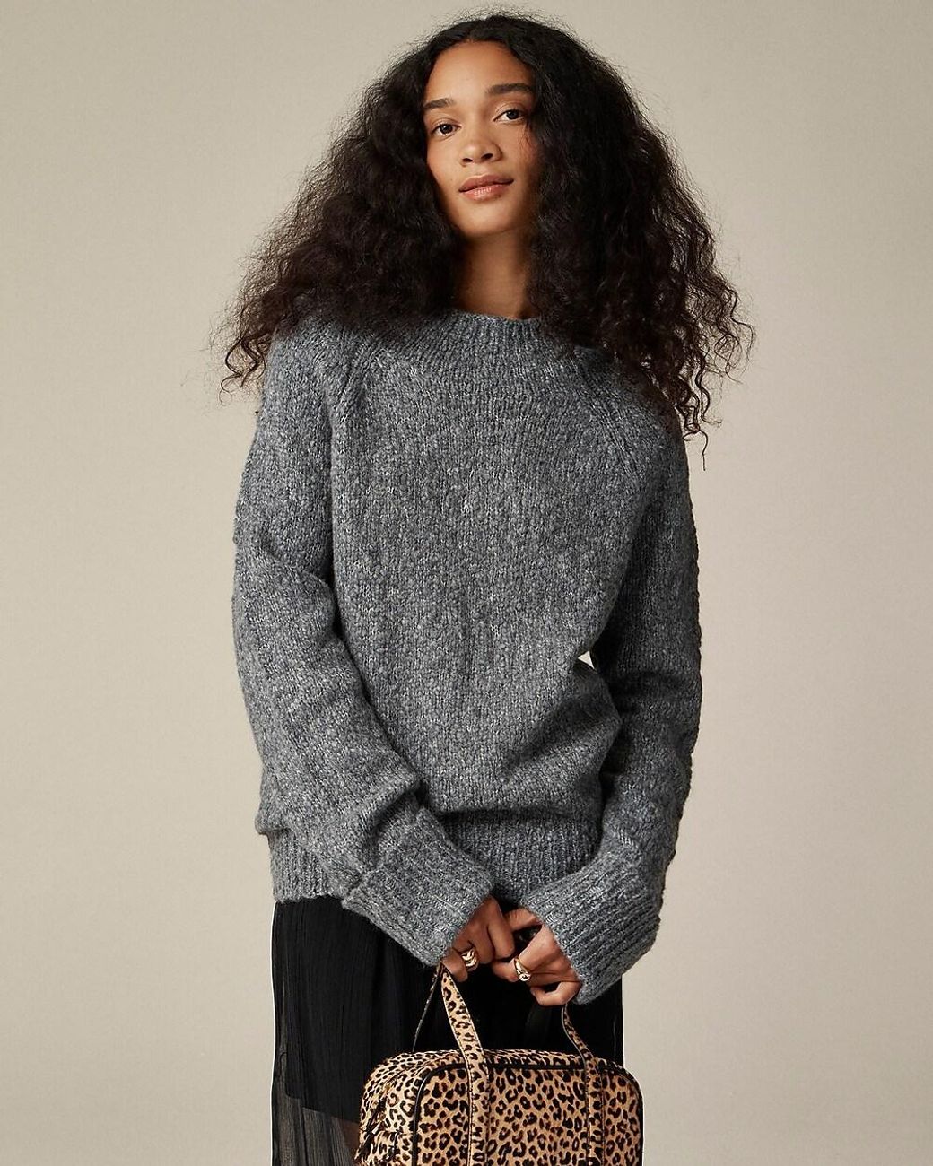 J crew mock neck sweater online