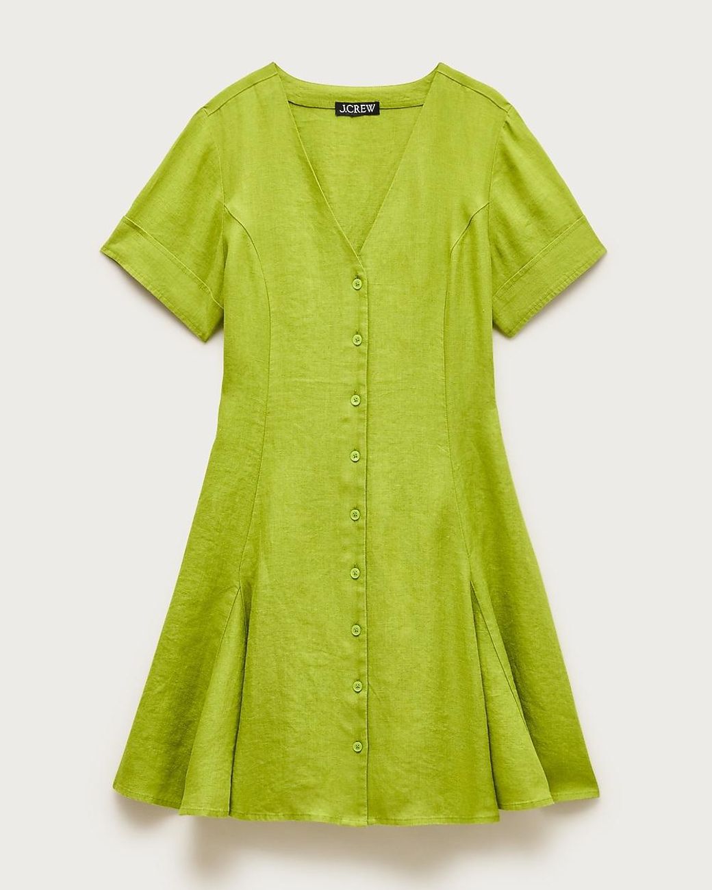 j crew green linen dress J.Crew Fleur Mini in 30BF24