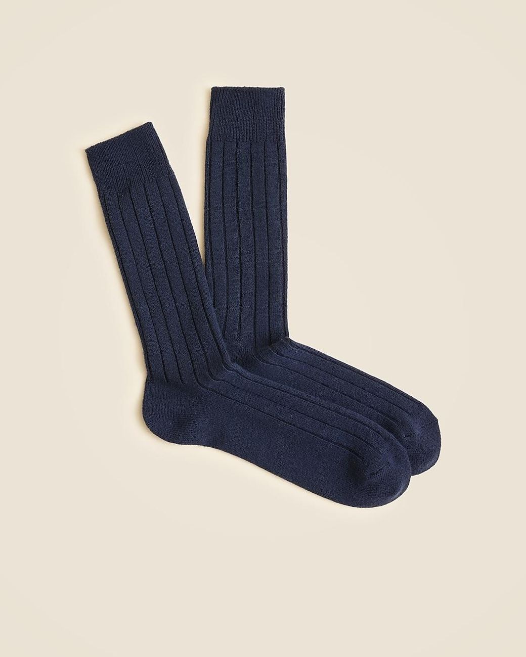 J.Crew Blue Merino Wool-Blend Socks for men