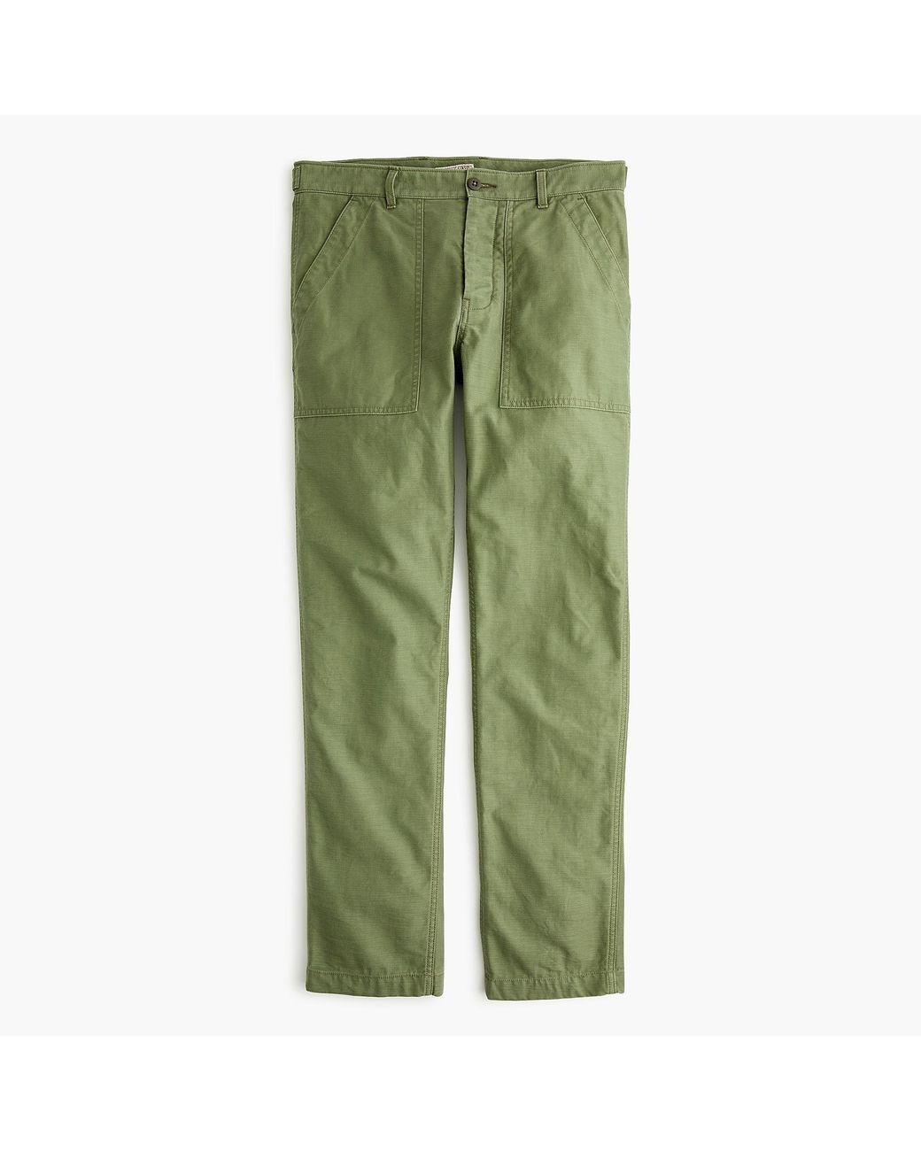 J.Crew Wallace & Barnes Olive Camp Pant in Green for Men