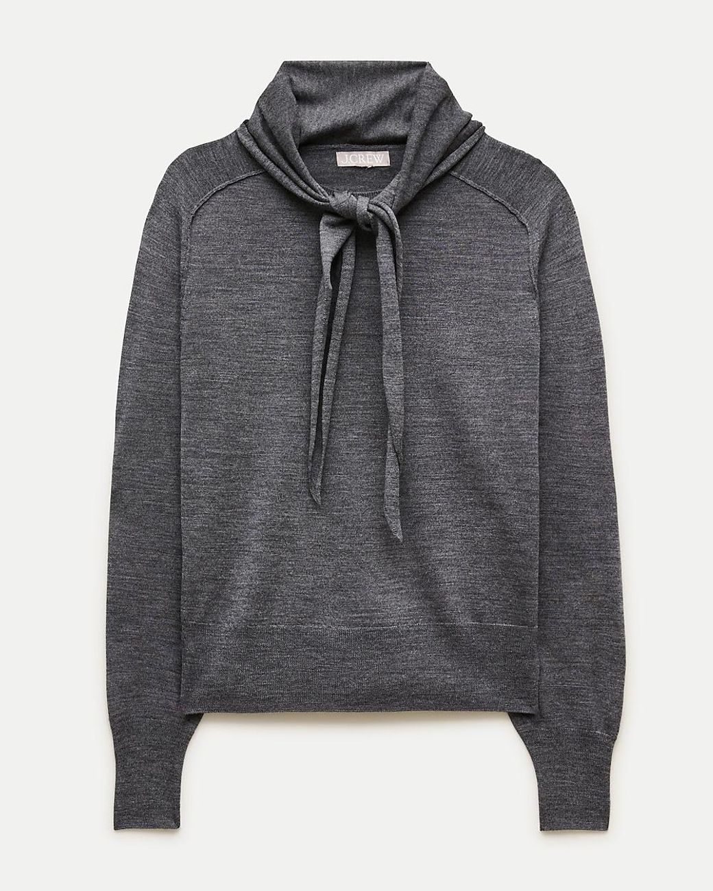 J.Crew Blue Scarf Sweater