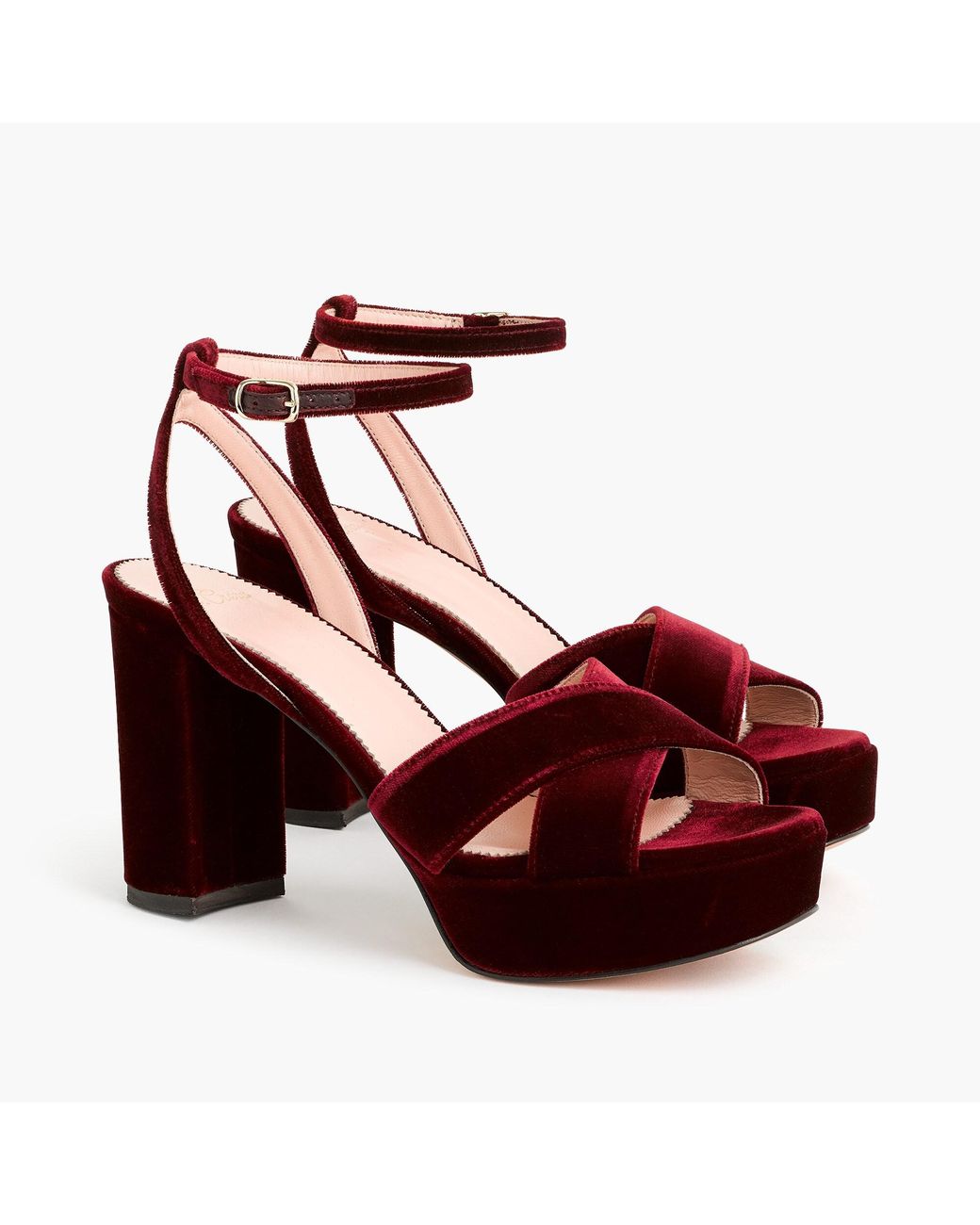 Velvet heels Sonia Rykiel Burgundy size 37 EU in Velvet - 29468801
