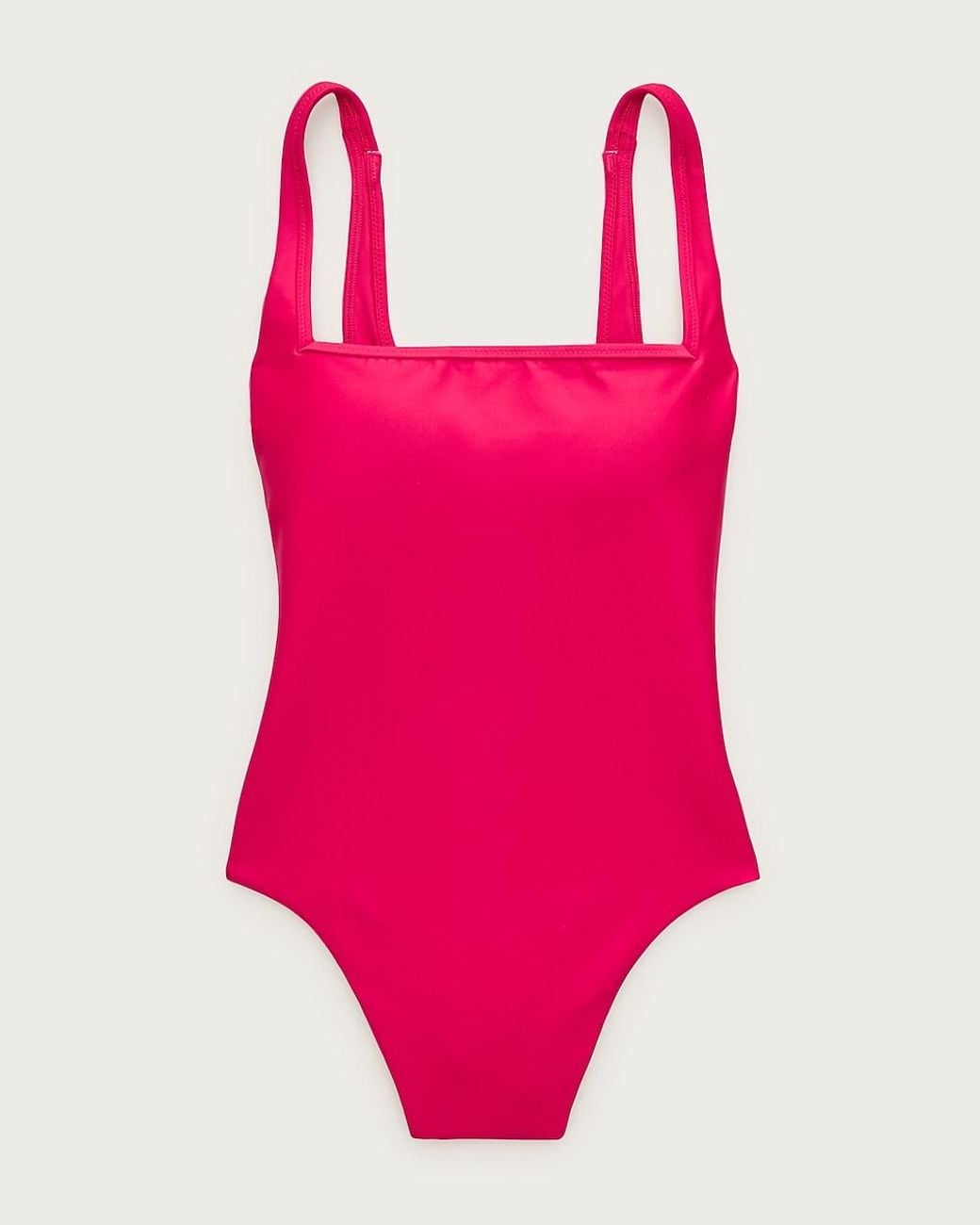 J.Crew Pink Squareneck One-Piece