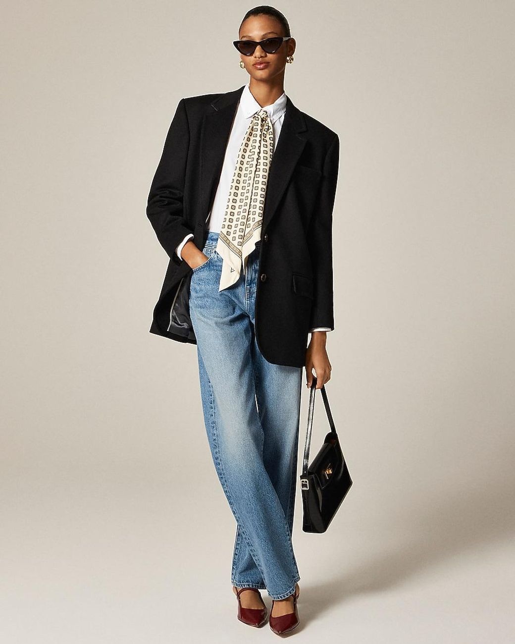 J.Crew Blue Gamine Blazer-Coat
