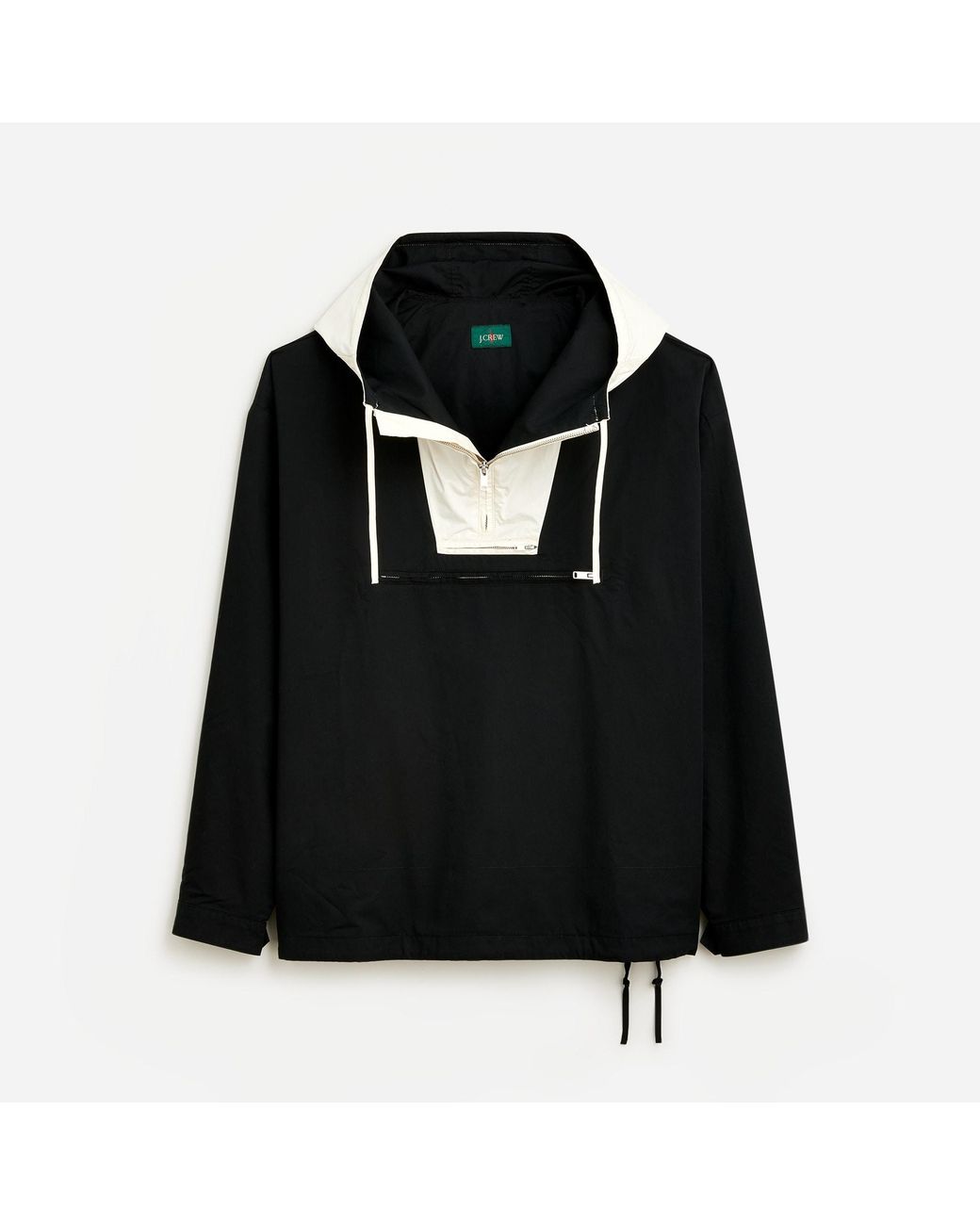 【90〜00’s J.CREW】Cotton Anorak Hoodie J.Crew 90s Vintage Cotton Anorak Hoodie Blue M Excellent